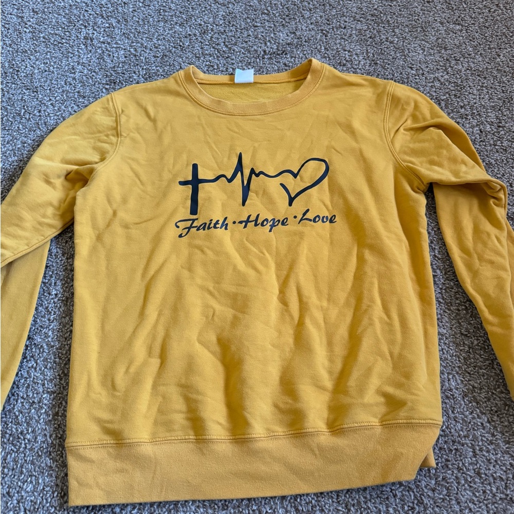 Faith hope love crewneck
